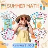 Summer Kindergarten Math Bundle