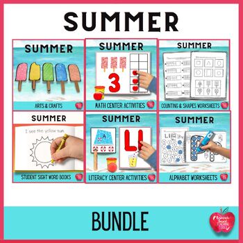 Summer Learning Activites Bundle by Research Based Teaching Tools