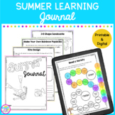 Summer Learning Journal - Prevent The Summer Slide PDF & G