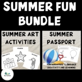 Summer Fun Craftivity Lessons for Math, Language, and Art