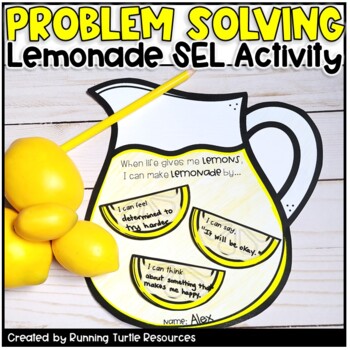 Preview of Problem Solving Lemonade SEL Writing Craft