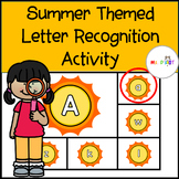 Summer Letter Recognition Activity