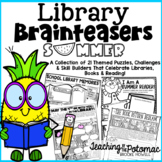 Summer Library Brainteasers - End of the Year Library Lessons
