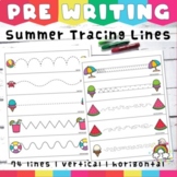Summer Line Tracing Pre Writing Practice