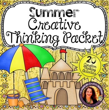 Preview of Summer Activities Pack:  20 Summer Activities for Literacy and Creativity