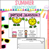 Summer Literacy Centers | First Grade