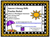 Reading Practice Packet (Summer, Phonology, Phonological A