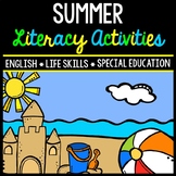 Summer Literacy - Special Education - Life Skills - Print 