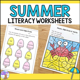 Summer Worksheets - Crossword, Word Search, Secret Code Pu