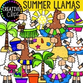 Summer Llamas: Summer Clipart {Creative Clips Clipart}