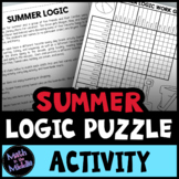 Summer Logic Puzzle for Middle School - End of Year Activity