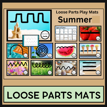 Loose Parts Printable Mats, Pre Writing Activity, Kids Play Dough Activity,  Preschool Activity, Montessori Learning, Pattern Play Mats 