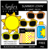 FREE Summer Lovin' Clipart [Ashley Hughes Design]