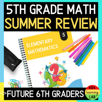Preview of Summer MATH Packet l 5th Grade Daily Math Review l Prep Incoming 6th Graders