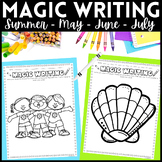Summer Magic Writing Activity for Sight Word and Spelling 