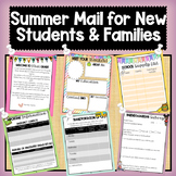 Summer Mail: Information for New Students & Families (Editable)