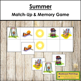 Summer Match-Up and Memory Game (Visual Discrimination & R