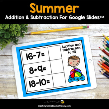 Preview of Summer Math Activities | Basic Math Facts | Addition and Subtraction