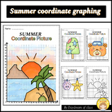 Summer Math Activities Coordinate Graphing Picture