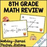 End of Year Summer Math Activity 8th Grade Math Review
