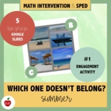 Summer Math Activity - Which One Doesn’t Belong?