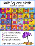 Summer Math Art - Quilt Square
