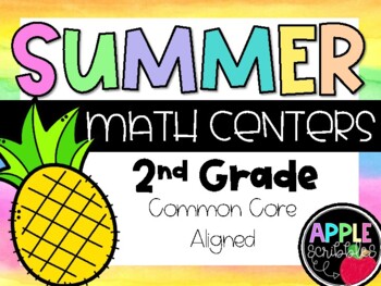 Preview of Summer Math Centers