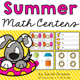 Summer Math Centers for First Grade