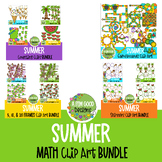 Summer Math Clip Art Bundle