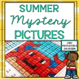Summer Math Coloring Sheets | Multiplication and Long Division