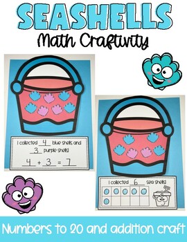 Preview of Summer Math Craft | Counting to 20 and Addition