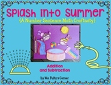 Summer Math Craftivity: Addition and Subtraction