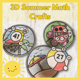 Math Crafts for Summer: 3D Crafts Activities for Grades 2-4