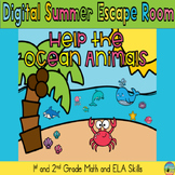 Summer Math ELA Interactive Activity: Digital Escape Room 