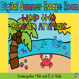 Summer Math ELA Interactive Activity: Digital Escape Room 