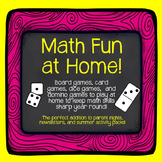 Math Games Parents Can Play with Kids at Home! Perfect for
