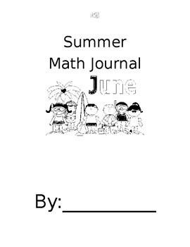 Preview of Summer Math Journal