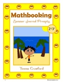 Summer Math Journal Prompts 2nd and 3rd grade | Math Spira