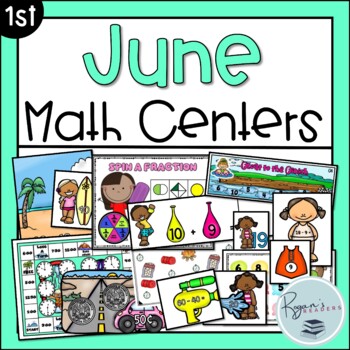 Preview of Summer Math Learning Centers - June
