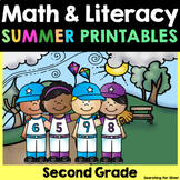 Preview of Summer Math & Literacy Printables {2nd Grade}