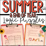 Summer Math Logic Puzzles - Enrichment Activities for May 