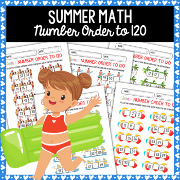 Preview of Summer Math - Number Order to 120 - Free