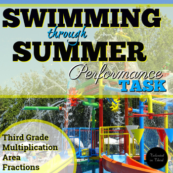 Preview of Summer Math Packet | 3rd Grade SBAC Math Test Prep | Fractions, Money, and Time 