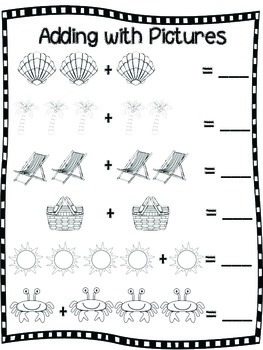 summer math packet for kindergarten by fun in room 3 tpt