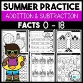 Summer Math Practice End of Year Addition and Subtraction 