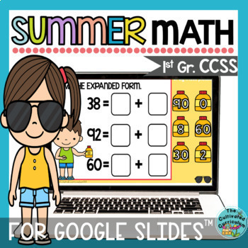 Preview of Summer Math Review for Google Slides™