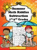 Summer Math Riddles (Subtraction)