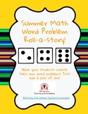 Summer Math Roll-a-Math Word Problem! Digital Activity