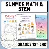 Summer Math & STEM Activity Pack for 1st-3rd Grades and Ho
