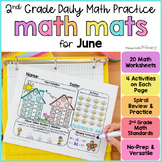June End of Year Math Worksheets - 2nd Grade Math Spiral R